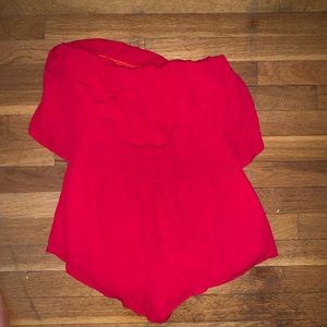 Tobi Other - Brand new Tobi romper red Tobi Other - Brand new Tobi romper red
